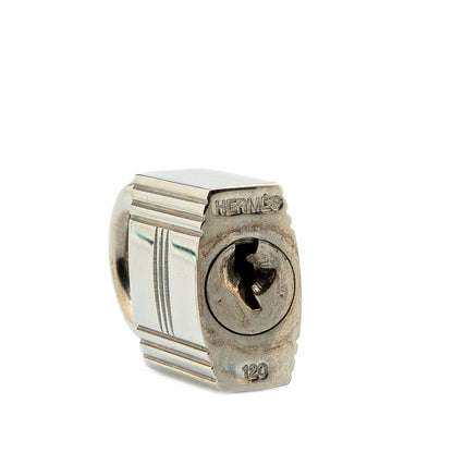 Hermès Palladium Plated Cadena Lock and Key