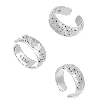 Fashion Scale Painted 925 Sterling Silver Non-Pierced Earring(Single)