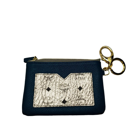 MCM Leather Visetos Coin Pouch