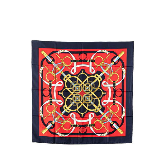 Hermès Eperon d'Or Silk Scarf