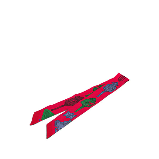 Hermès Merveilleuses Lanternes Twilly Silk Scarf