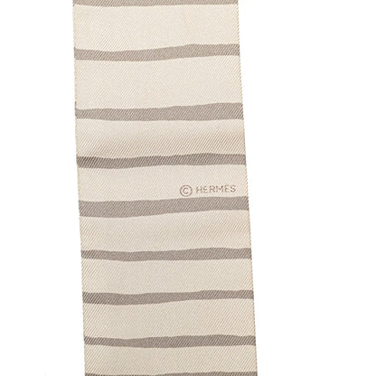 Hermès Mediterranee Silk Twilly Scarf