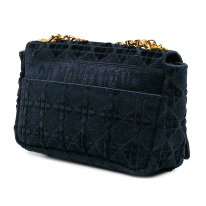 Dior Medium Velvet Cannage Caro Bag