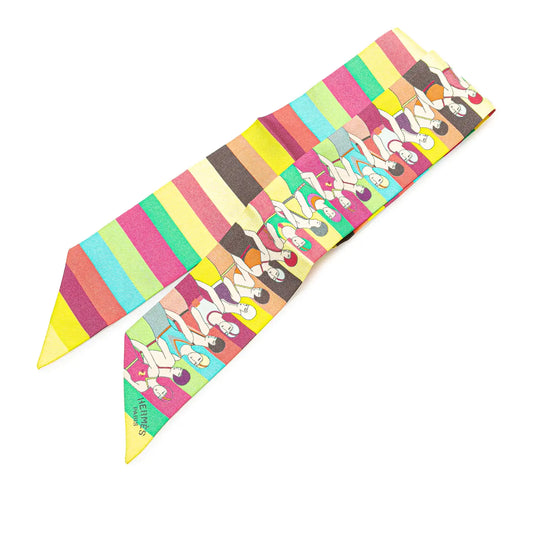 Hermès Swimmers Silk Twilly Scarf