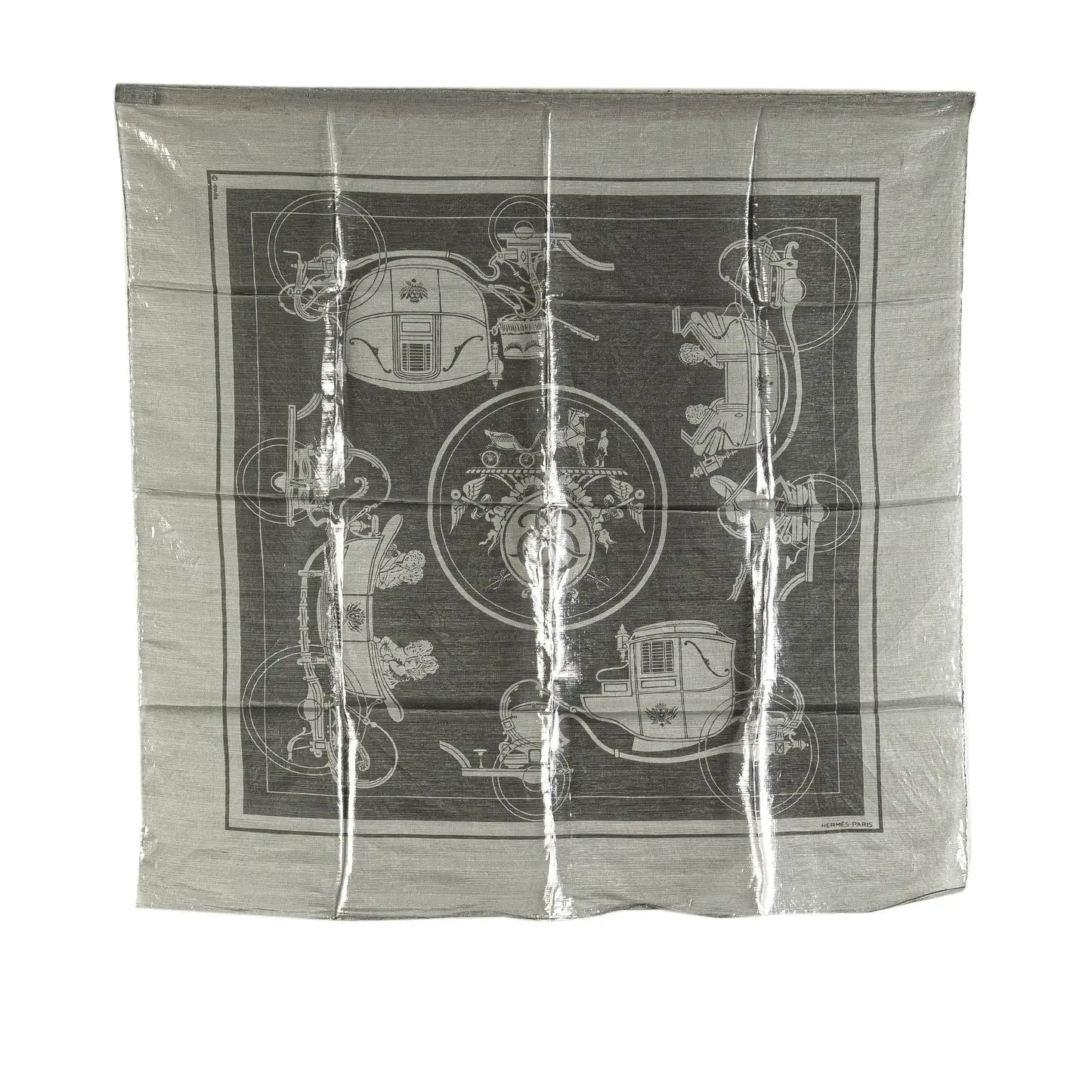 Hermès Ex Libris Glam Silk Scarf