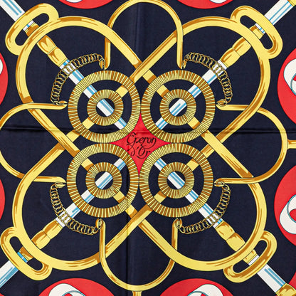 Hermès Eperon d'Or Silk Scarf