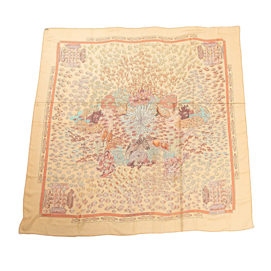 Hermès Recontre Oceane Chiffon Silk Scarf