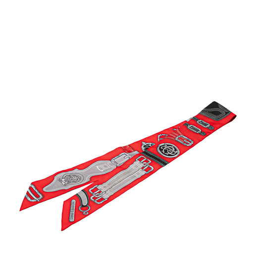 Hermès Harnais Des Presidents Twilly Silk Scarf