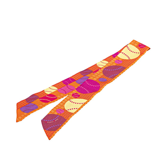 Hermès Balles de Tennis Silk Twilly Scarf