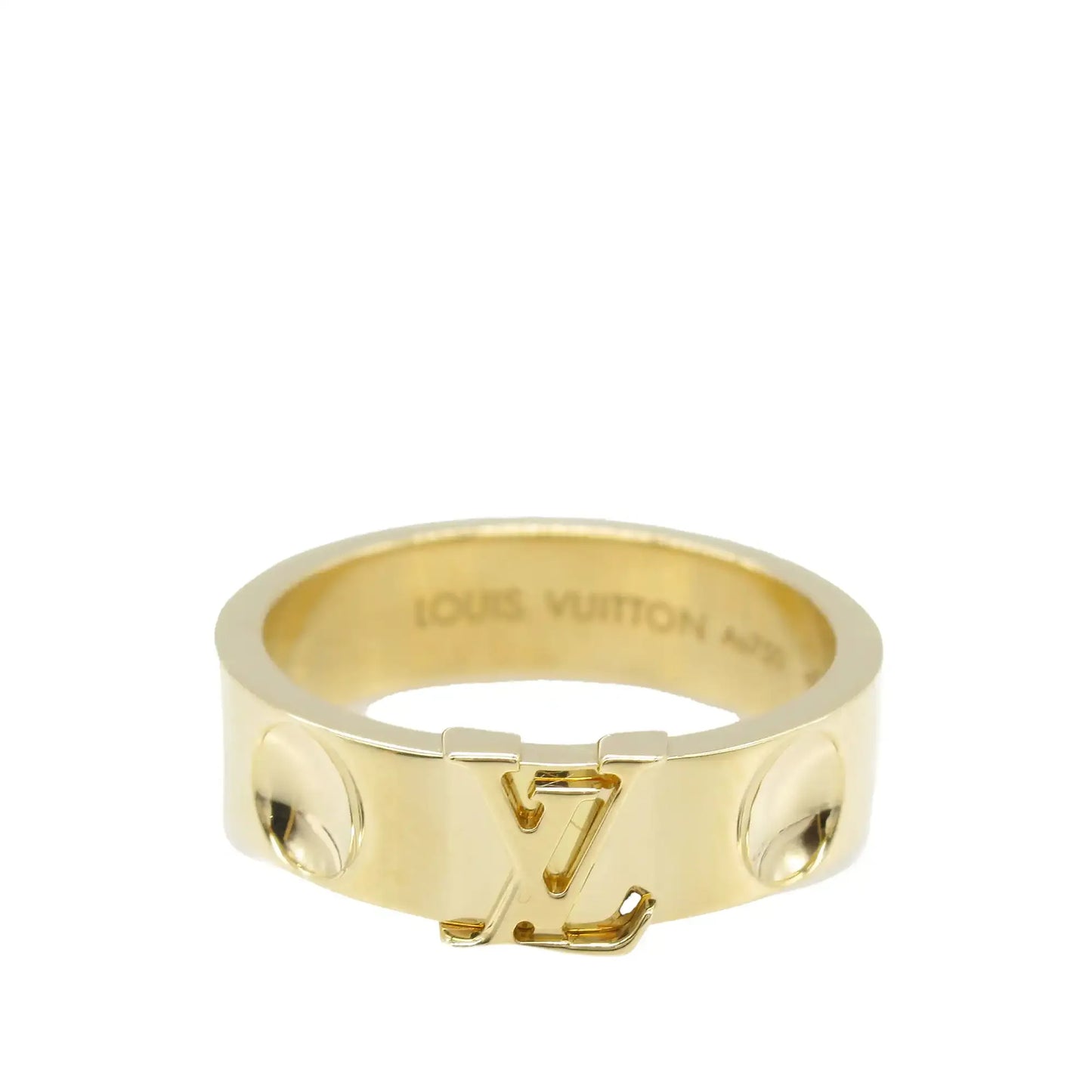 Louis Vuitton 18K Yellow Gold Empreinte Ring