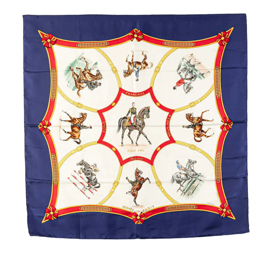 Hermès Ecole Francaise d'Equitation Silk Scarf