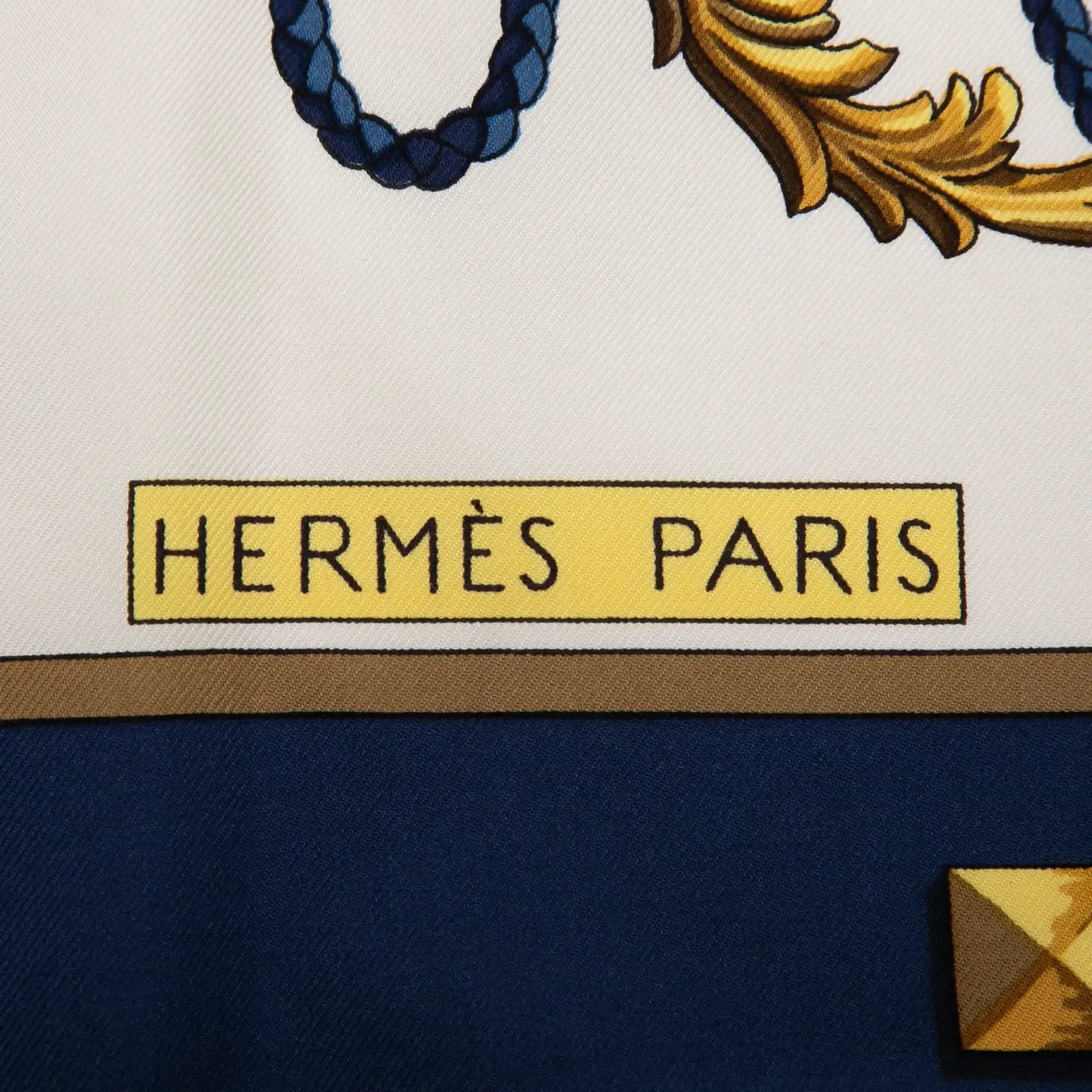 Hermès Les Cles Silk Scarf 90