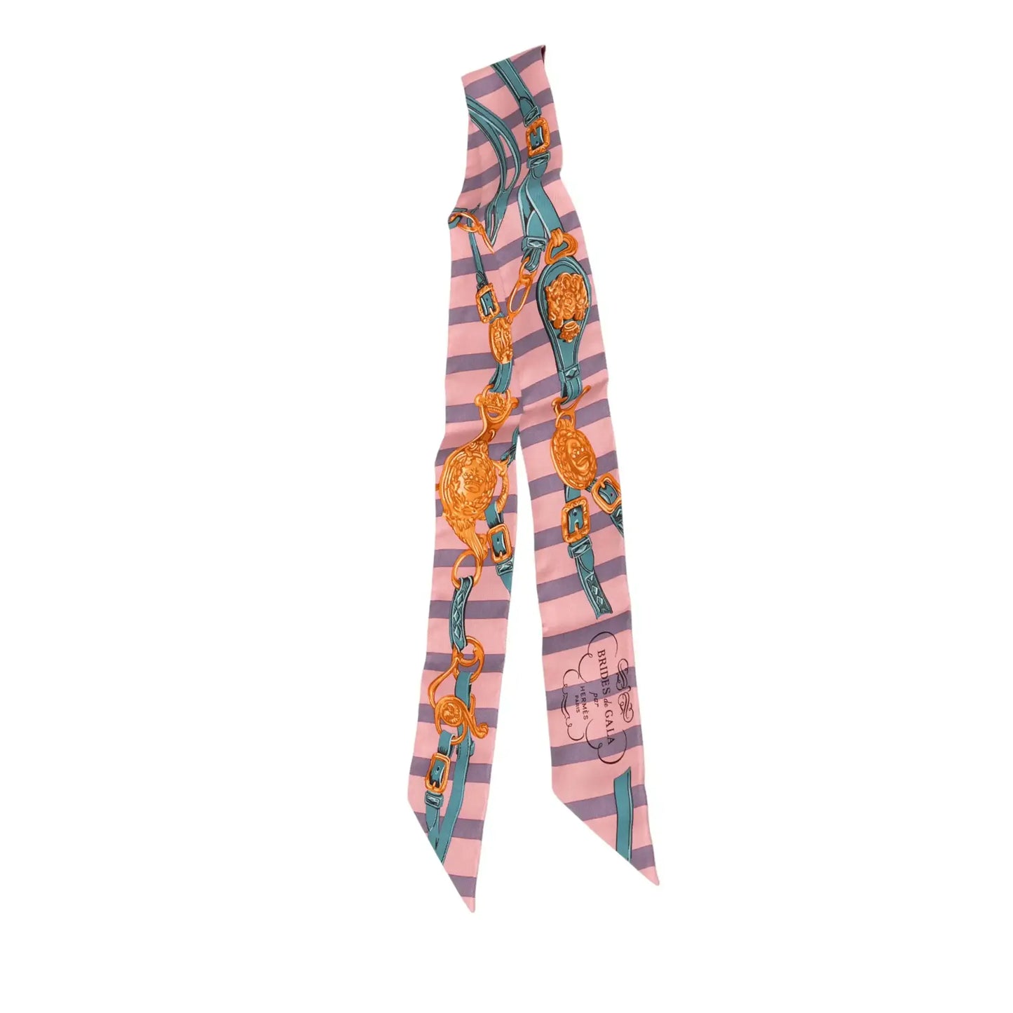 Hermès Brides De Gala Bayaderes Silk Twilly Scarf