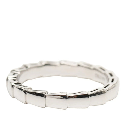 Bvlgari 18K White Gold Serpenti Viper Ring