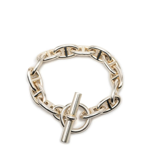 Hermès Large Sterling Silver Chaine d'Ancre Bracelet