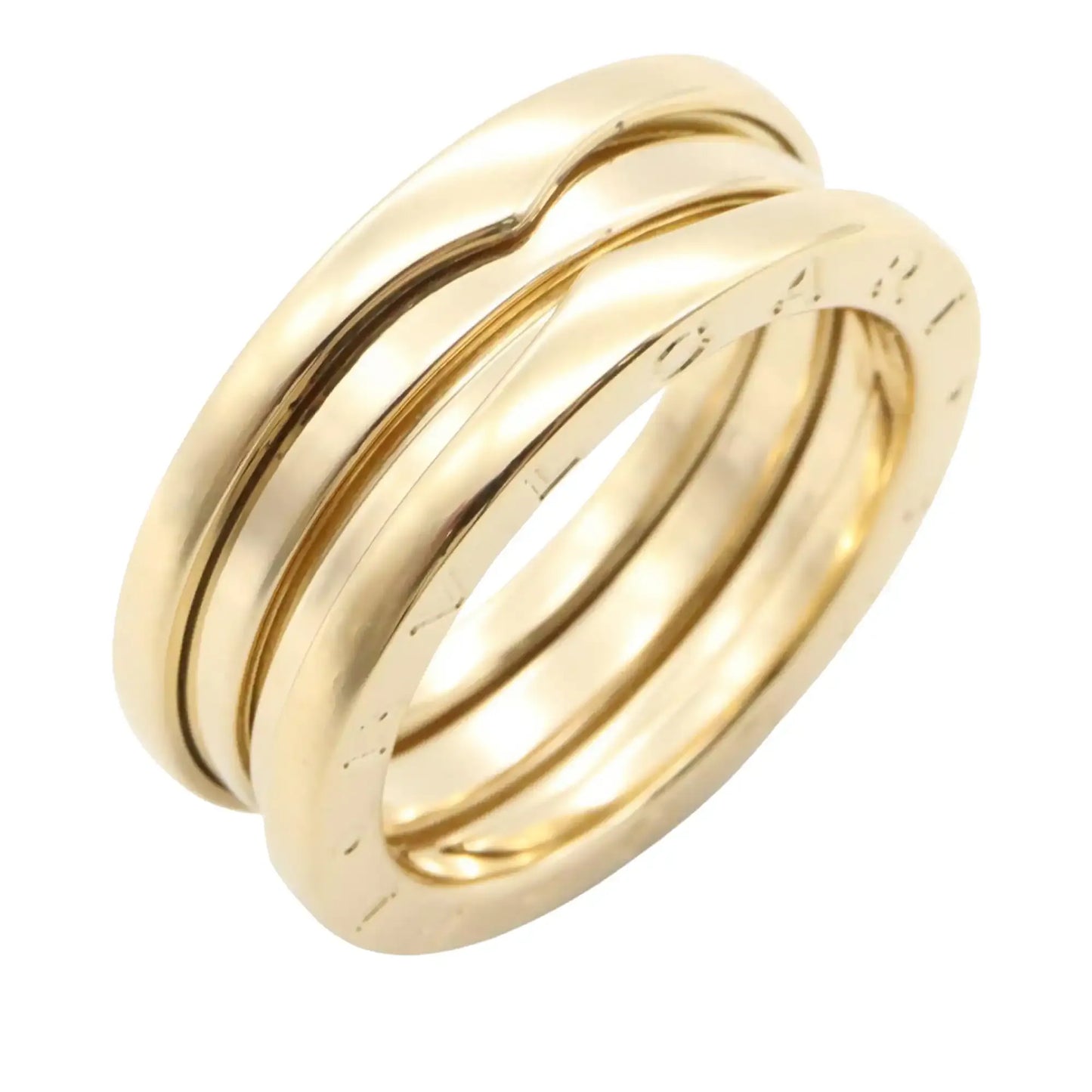 Bvlgari 18K Yellow Gold B.Zero1 Three Band Ring