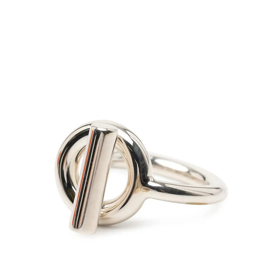 Hermès Sterling Silver Echappee Ring