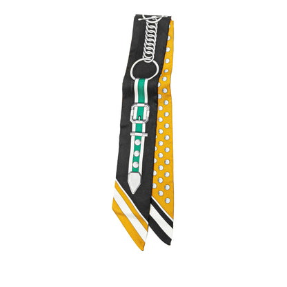 Hermès Grand Tralala Silk Twilly Scarf