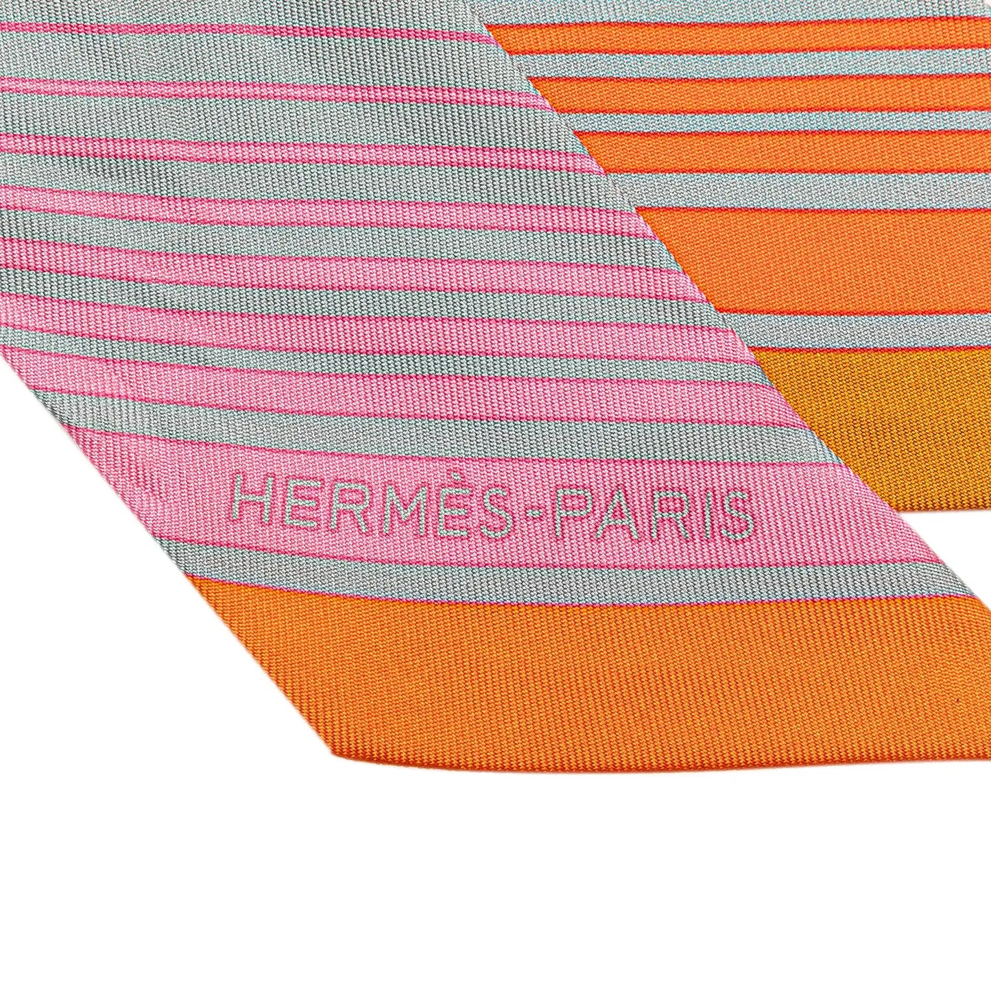 Hermès Ex-Libris Silk Twilly Scarf