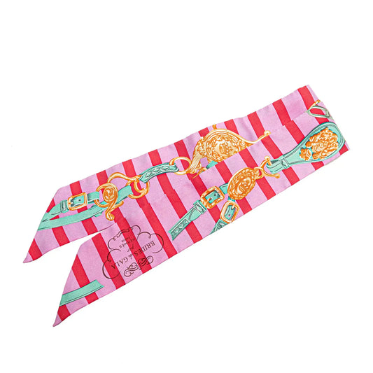 Hermès Brides De Gala Bayaderes Twilly Silk Scarf