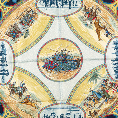 Hermès Cavaliers Peuls Silk Scarf