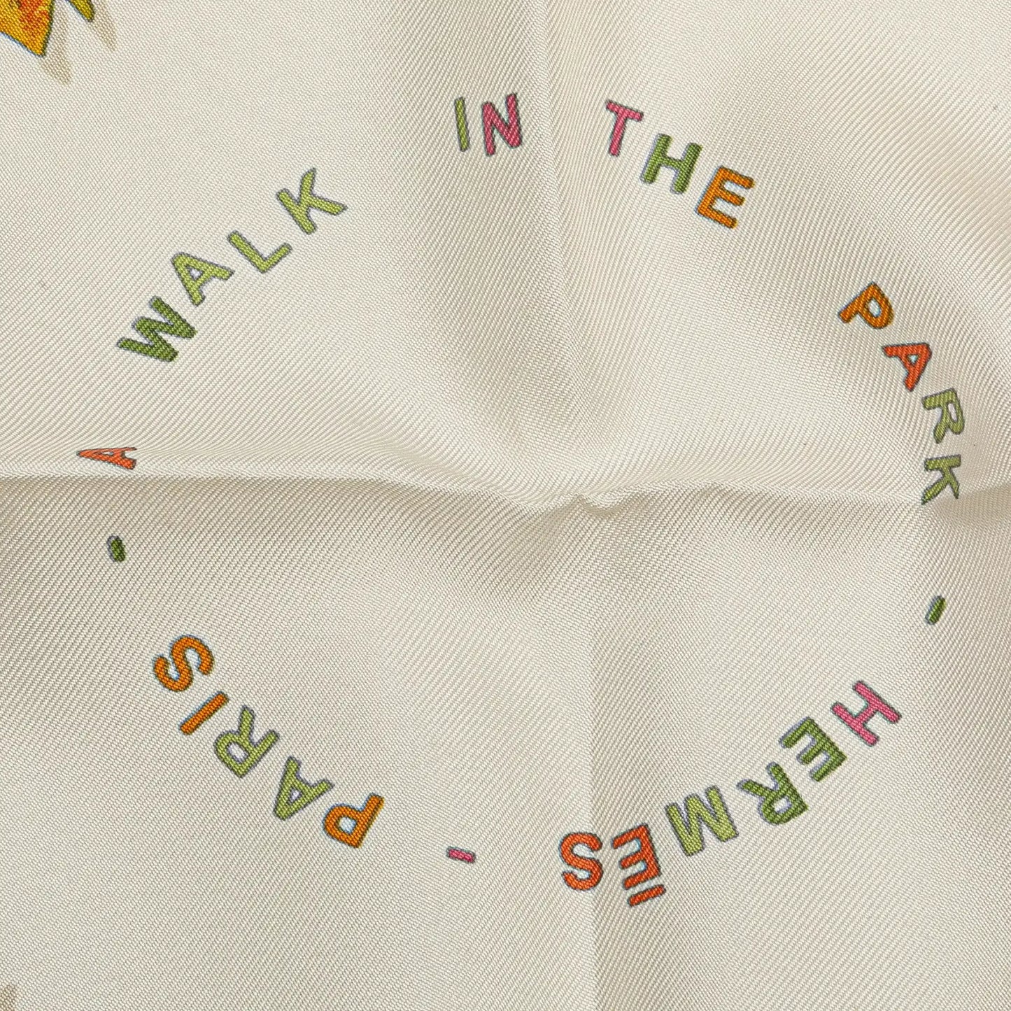 Hermès A Walk In The Park Silk Scarf