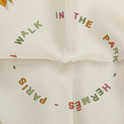 Hermès A Walk In The Park Silk Scarf