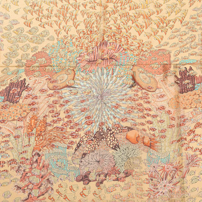 Hermès Recontre Oceane Chiffon Silk Scarf