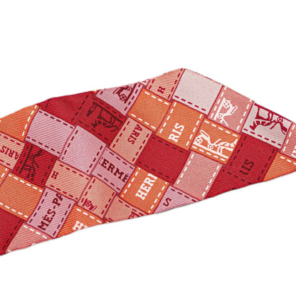 Hermès Bolduc Au Carre Silk Twilly Scarf