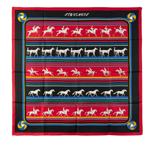 Hermès Sequences Silk Scarf
