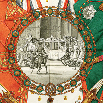 Hermès Napoleon Silk Scarf