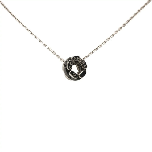 Chanel 18K White Gold Ceramic Ultra Necklace