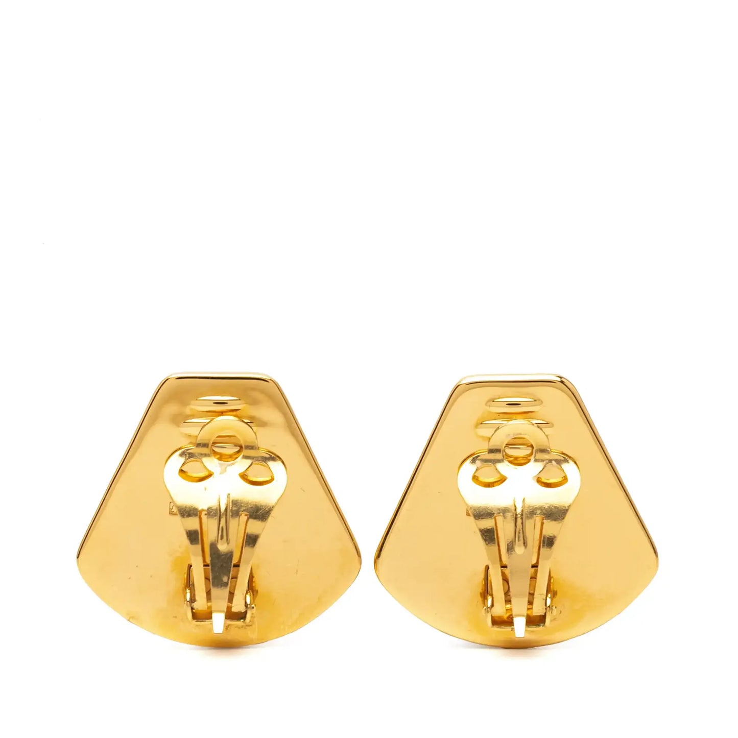 Hermès Enamel Cloisonne Clip On Earrings