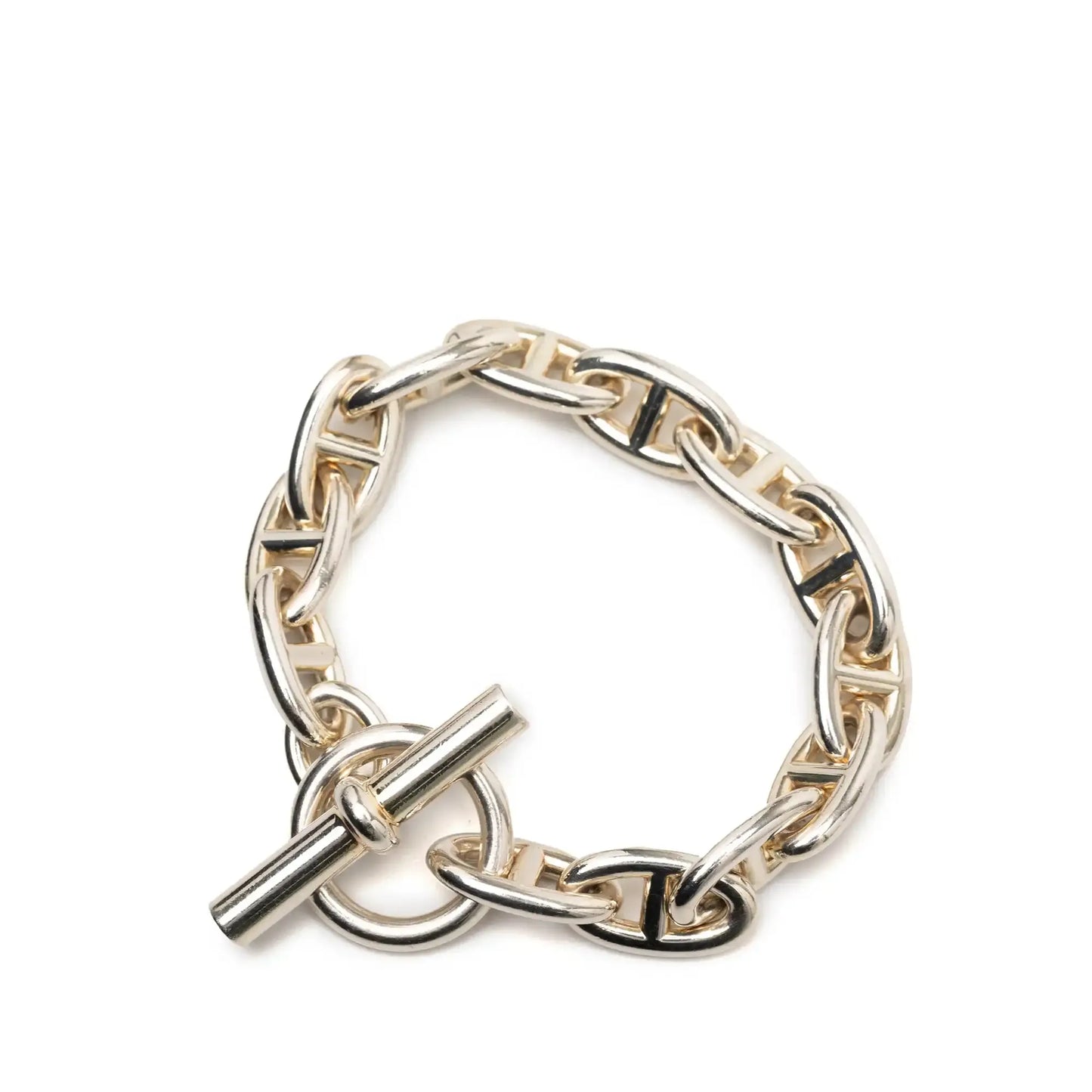 Hermès Large Sterling Silver Chaine d'Ancre Bracelet
