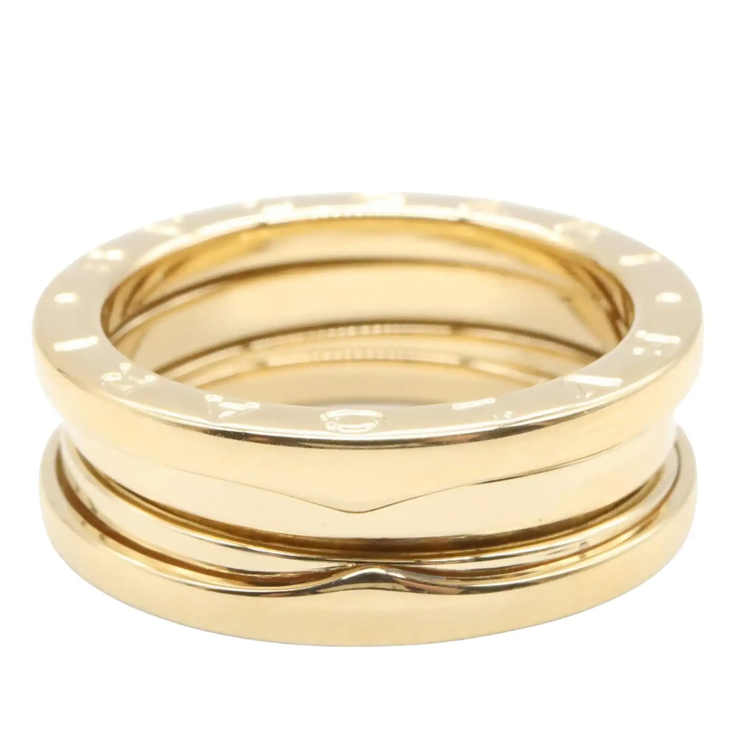 Bvlgari 18K Yellow Gold B.Zero1 Three Band Ring
