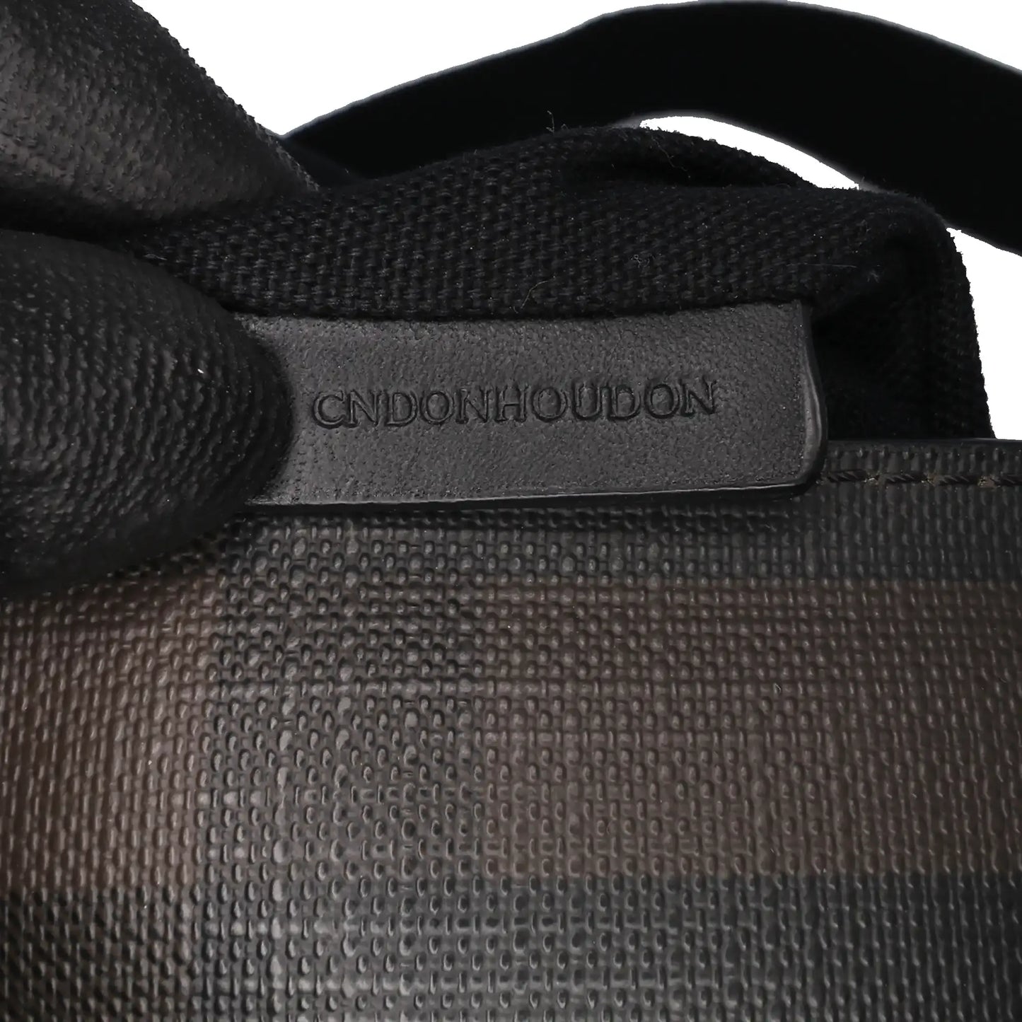 Burberry Smoke Check Coated Canvas Crossbody