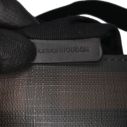 Burberry Smoke Check Coated Canvas Crossbody