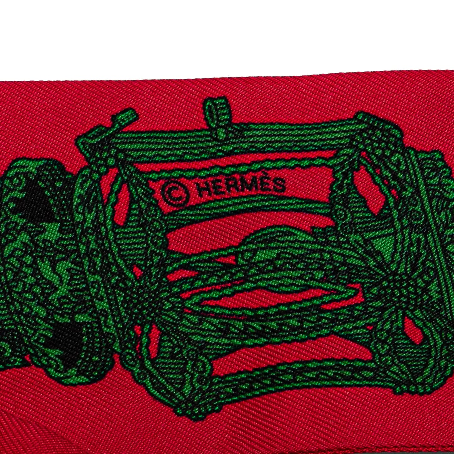 Hermès Merveilleuses Lanternes Twilly Silk Scarf
