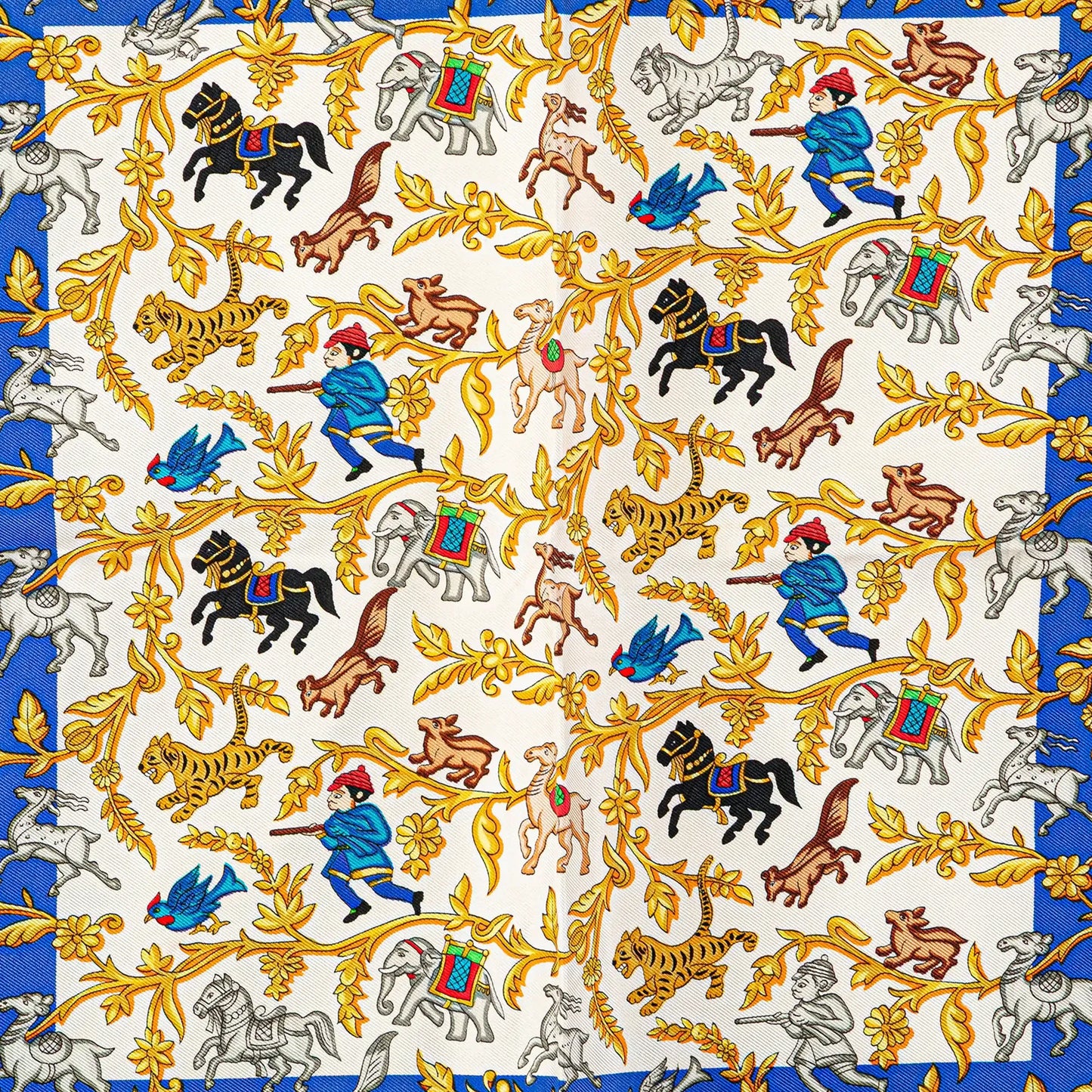 Hermès Chasse en Inde Silk Scarf