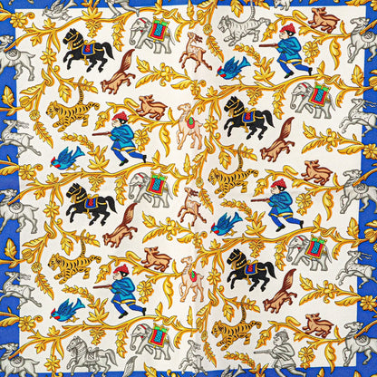 Hermès Chasse en Inde Silk Scarf