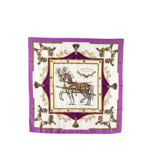Hermès Harnais Francais Premier Empire Silk Scarf