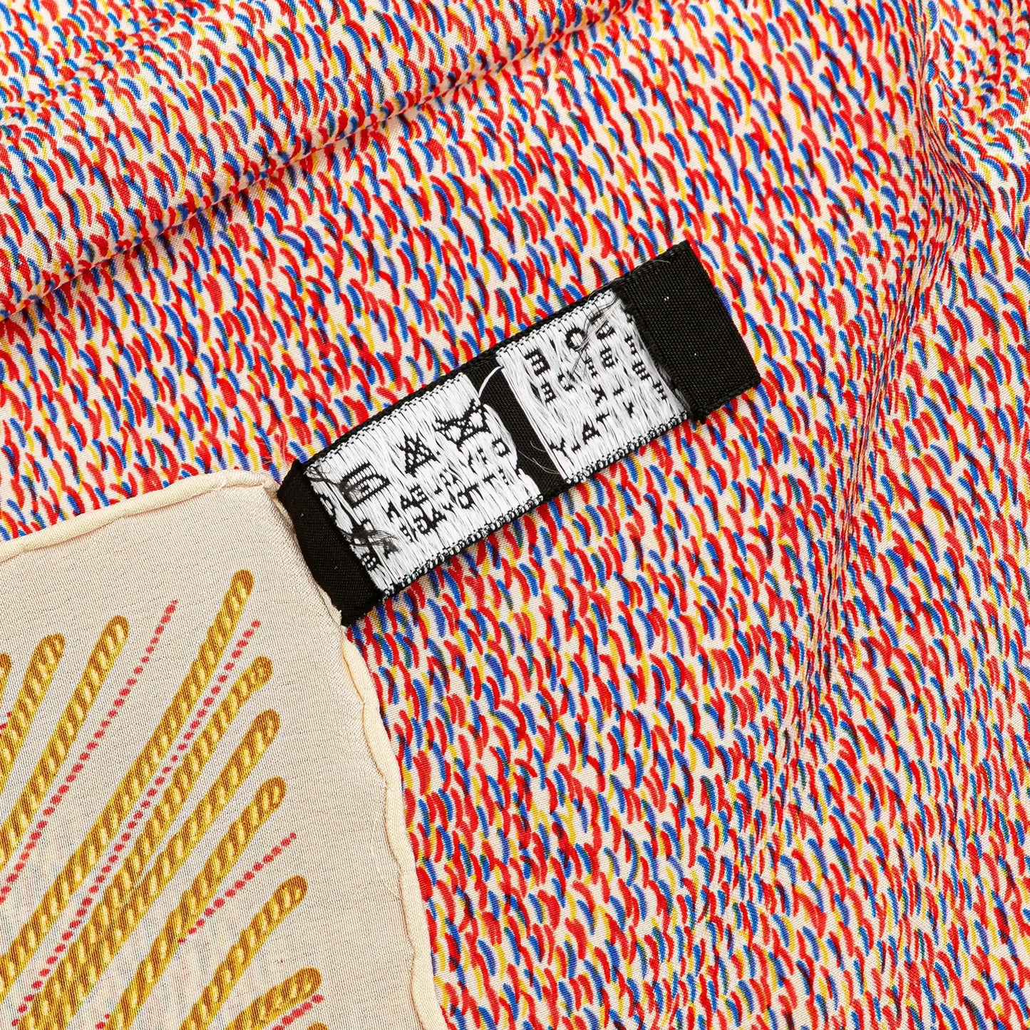 Chanel Nautical Rope Knot Print Silk Scarf