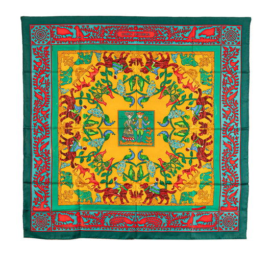 Hermès Early America Silk Scarf
