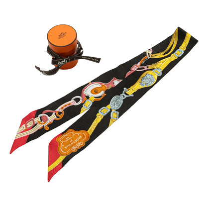 Hermès Brides de Gala Twilly Silk Scarf