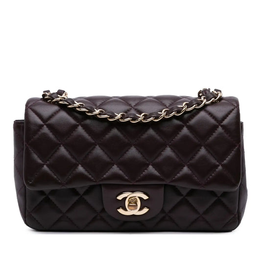 Chanel Mini Rectangular Classic Lambskin Single Flap