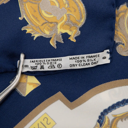 Hermès Les Cles Silk Scarf 90