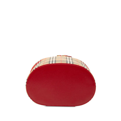 Burberry Haymarket Check Canvas Vanity Bag