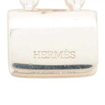 Hermès Sterling Silver Amulettes Constance Necklace