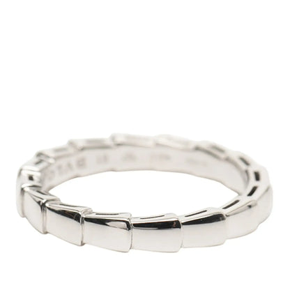 Bvlgari 18K White Gold Serpenti Viper Ring