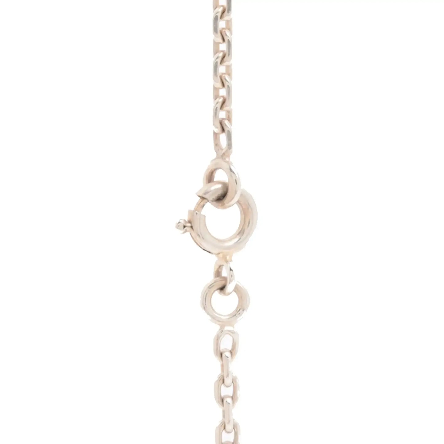 Hermès Sterling Silver Evelyne Eclipse Pendant Necklace